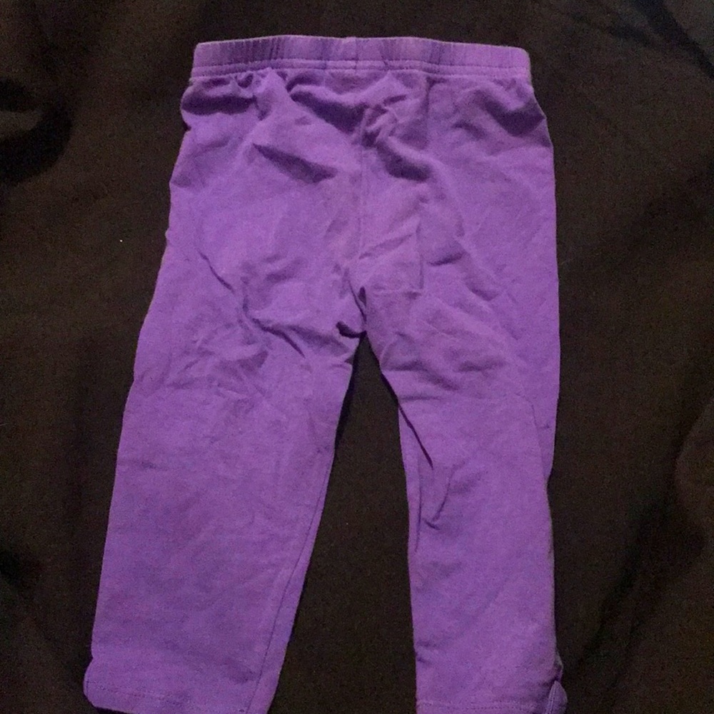 Purple leggings